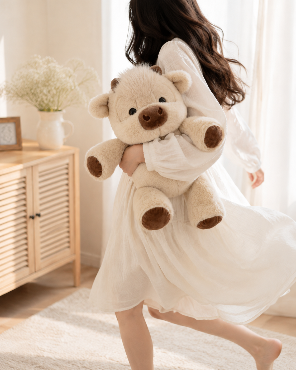 Mooey – Fluffy Highland Cow Plush