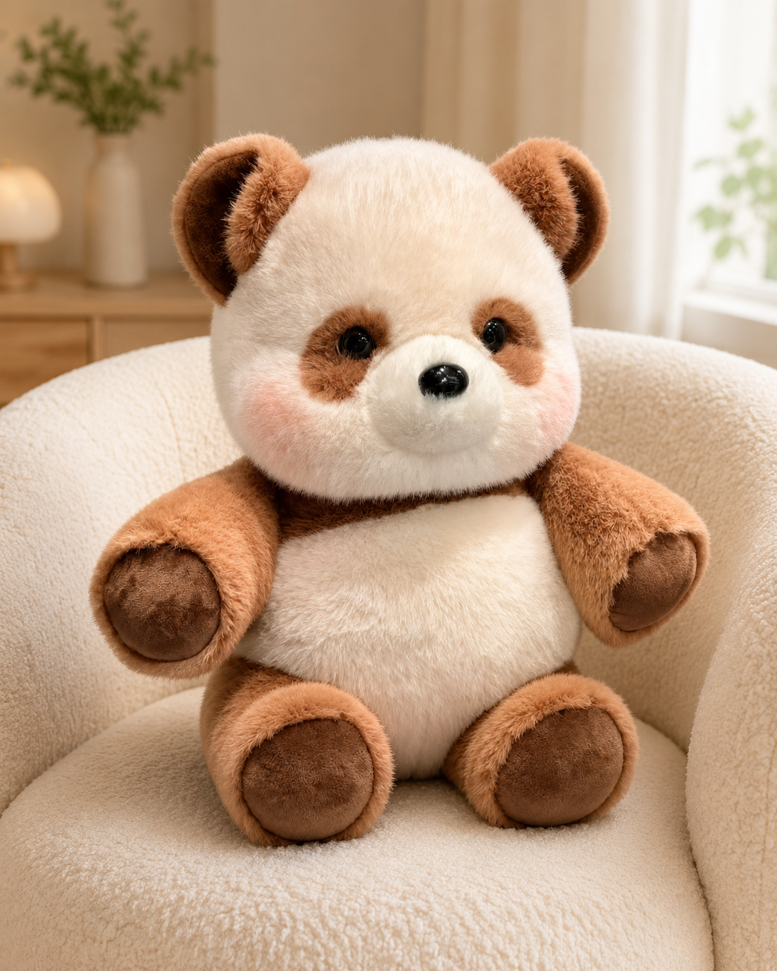 Boba – Fluffy Panda Bear Plush