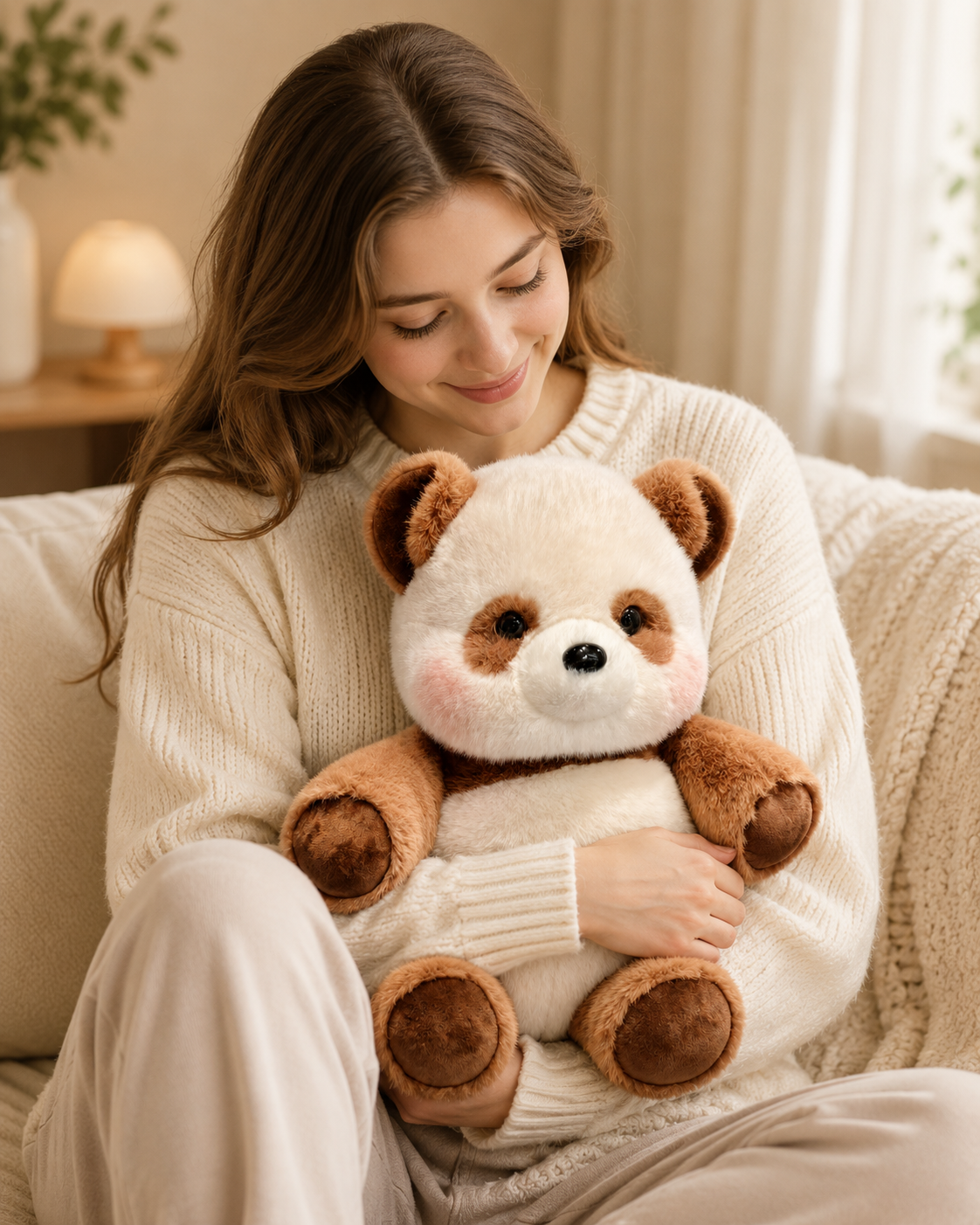 Boba – Fluffy Panda Bear Plush