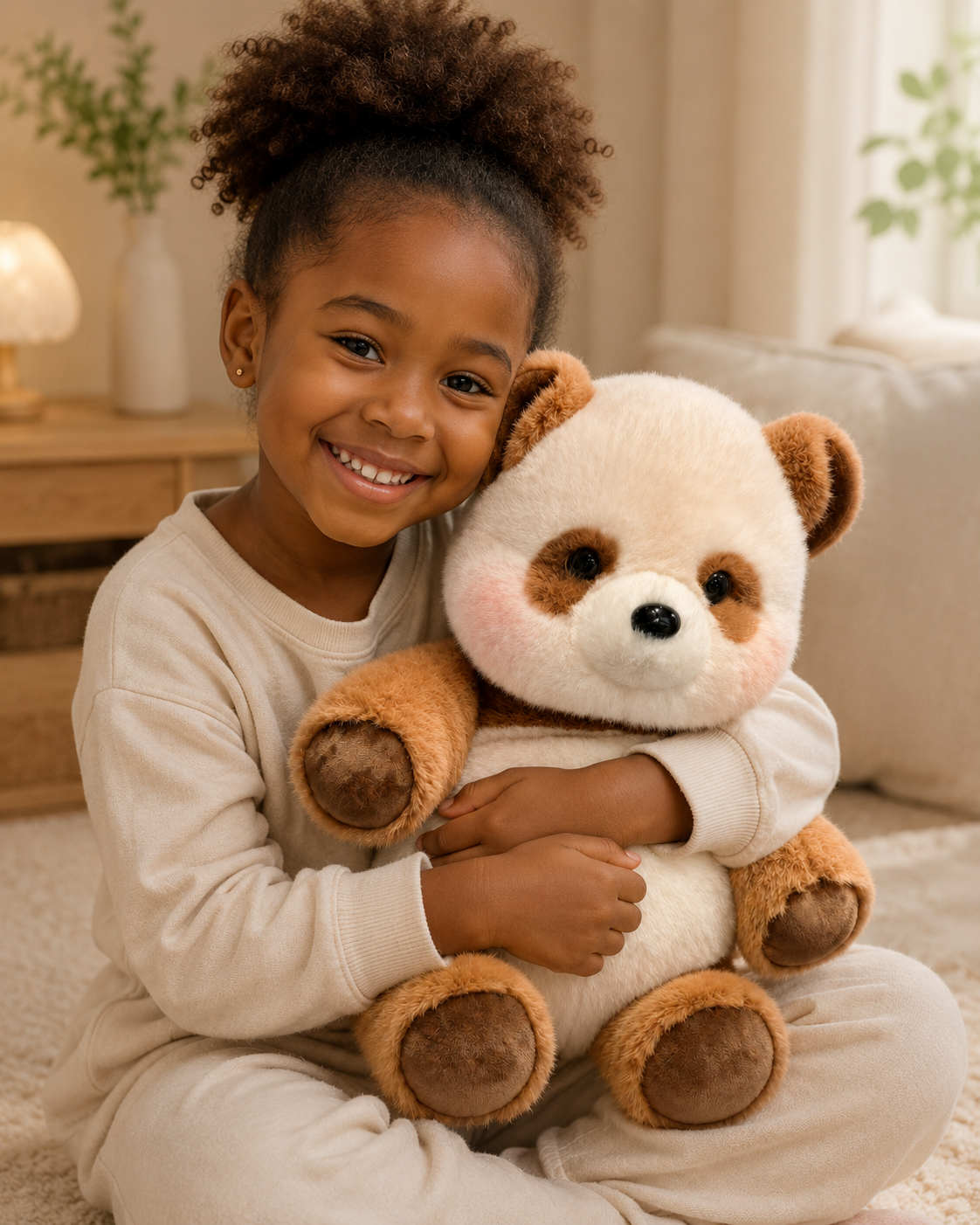 Boba – Fluffy Panda Bear Plush