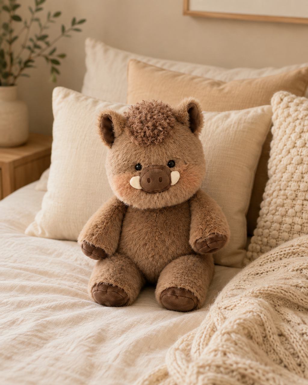 Tusk – Fluffy Wild Boar Plush