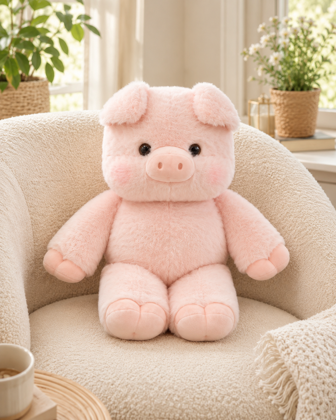 Piglet – Squishy Pink Pig Plush