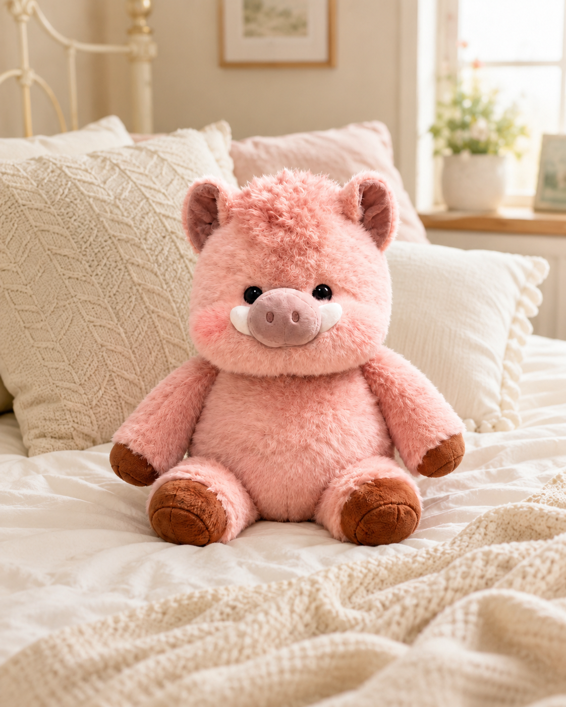 Rosco – Pink Wild Boar Plush