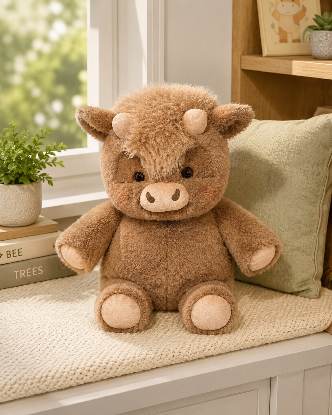 Bruno – Fluffy Baby Bull Plush