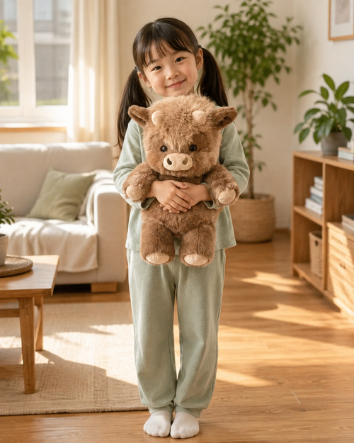 Bruno – Fluffy Baby Bull Plush