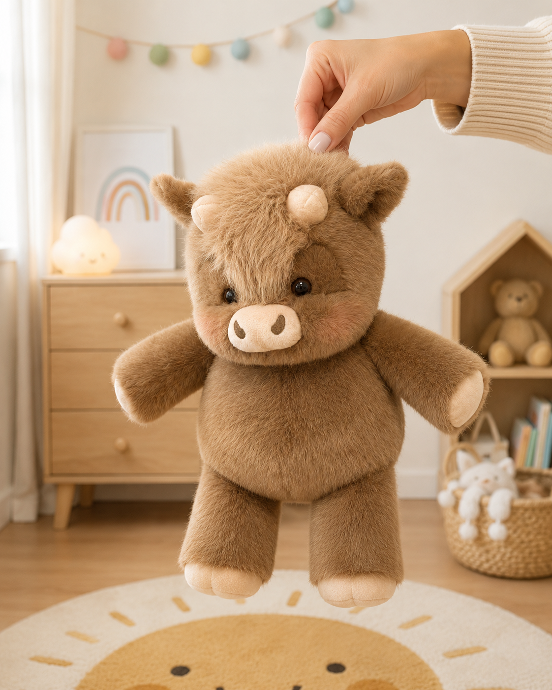 Bruno – Fluffy Baby Bull Plush