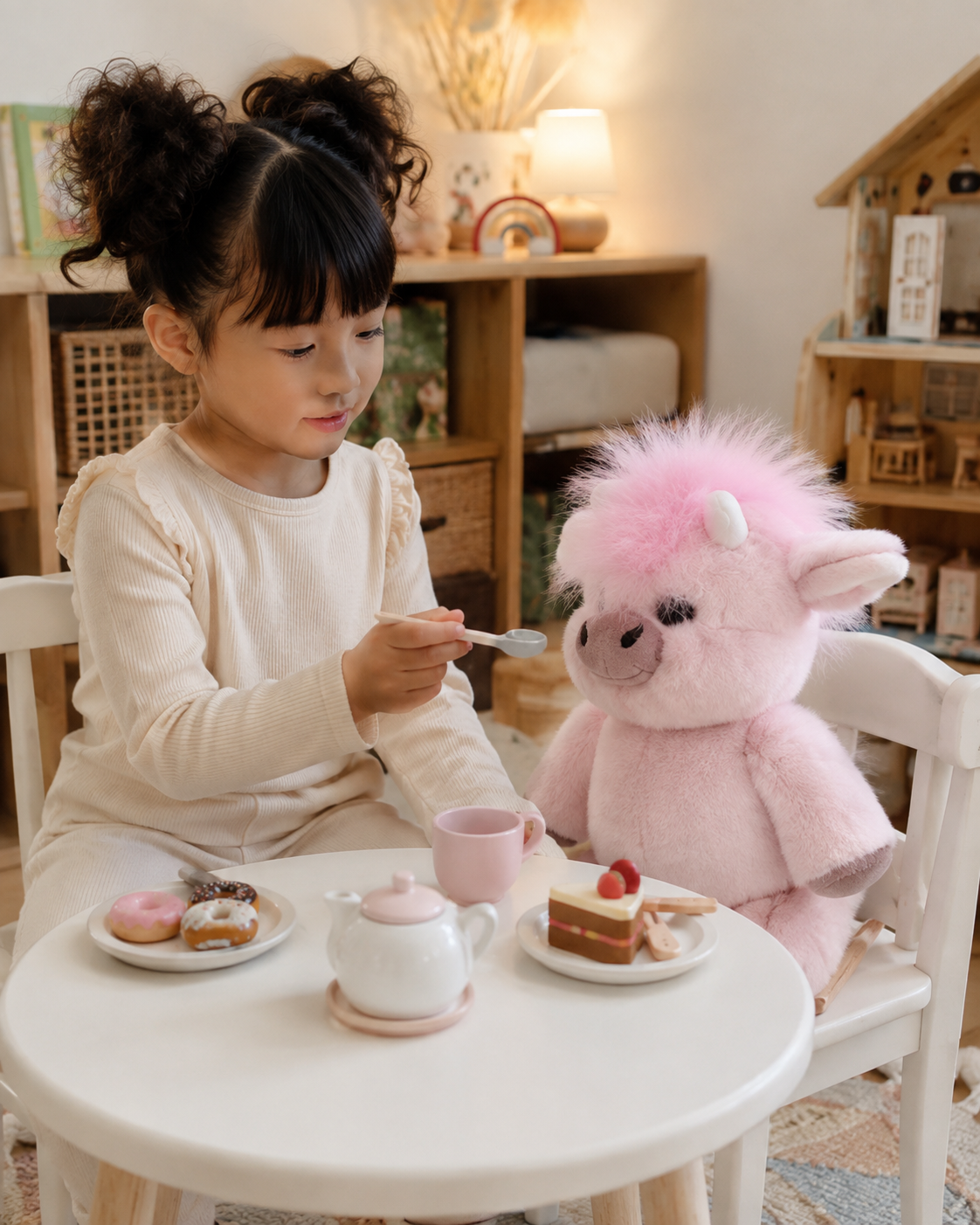Luna – Fluffy Pink Unicorn Plush