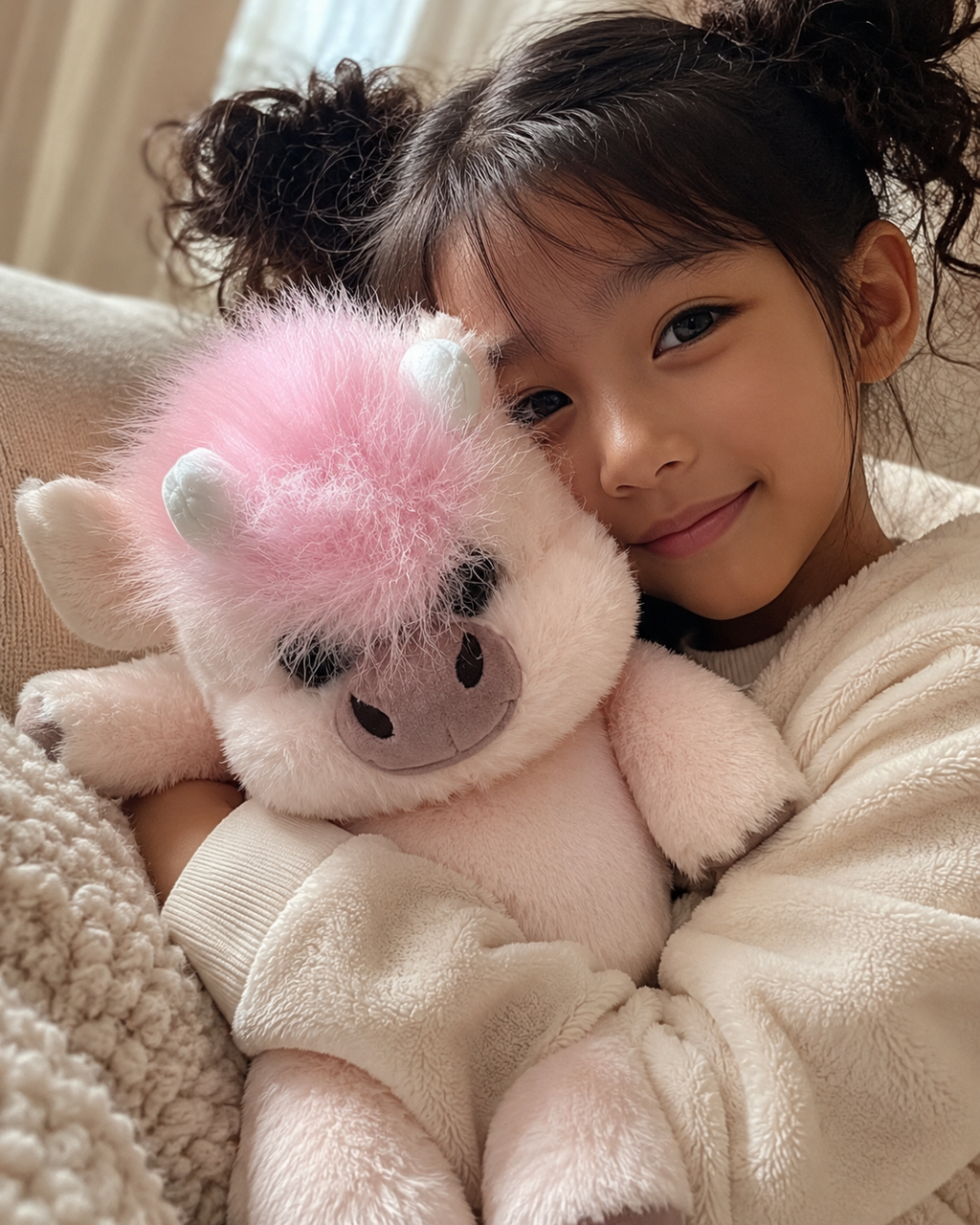 Luna – Fluffy Pink Unicorn Plush