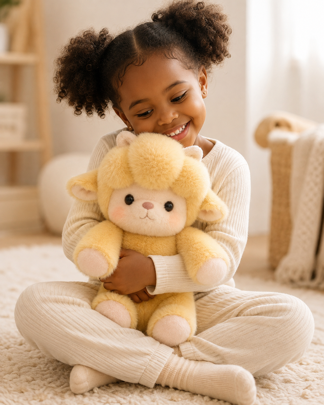 Sunny – Golden Baby Lamb Plush