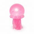 Jellyfish Squishy Toy – Transparent Sequin Stress Ball with Silicone Tentacles