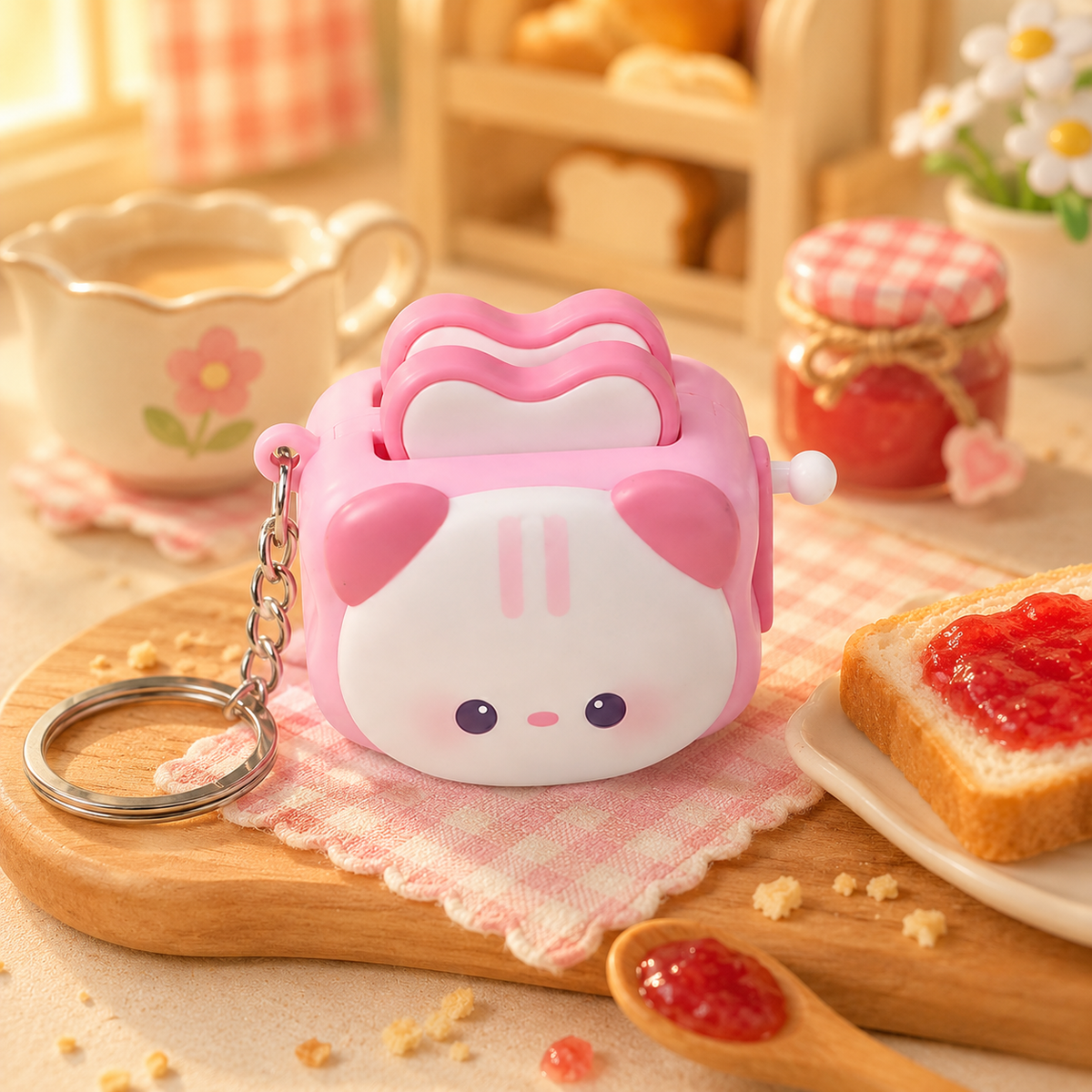 Toasty Pals Keychain