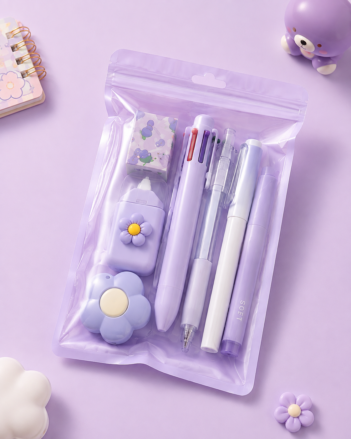 Pastel Stationery Set