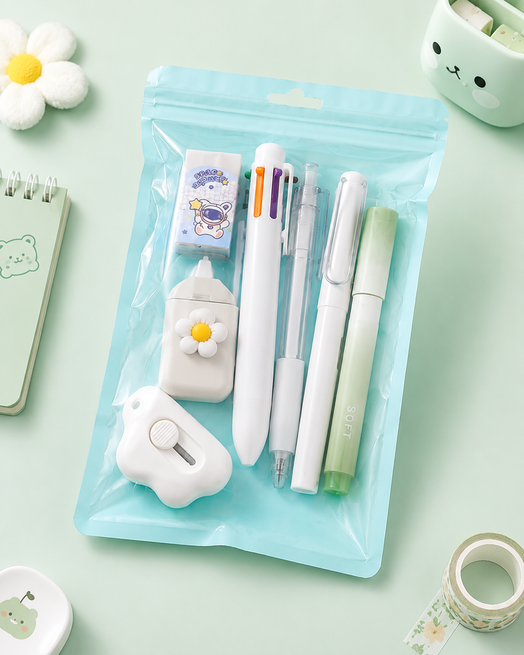 Pastel Stationery Set – 7-Piece Back-to-School Kit