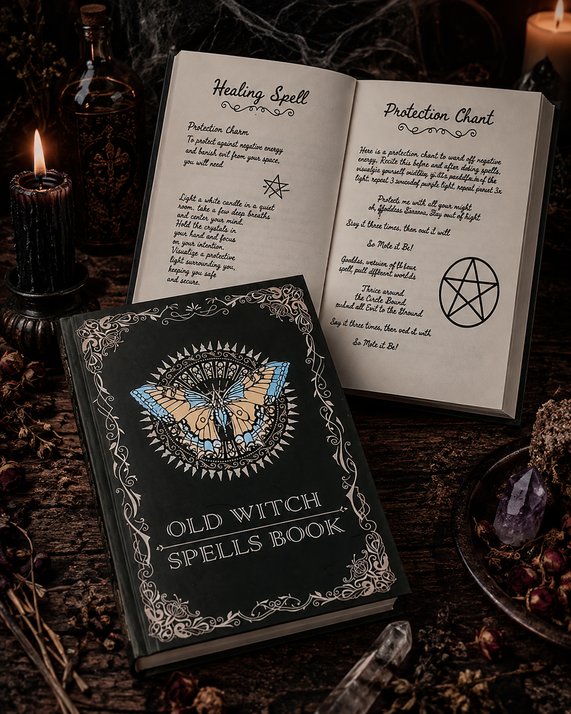 Old Witch Spells Book — Witchcraft Guide for Beginners