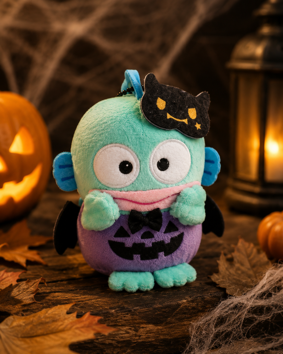 Sanrio Halloween Plush Keychain – Kawaii Pumpkin Costume