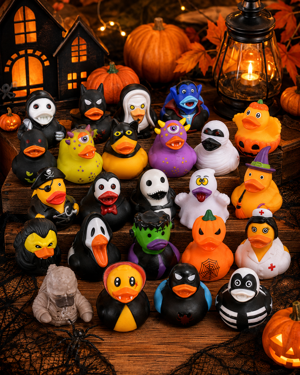 Halloween Rubber Duck Squad – Spooky Bath Toy Set