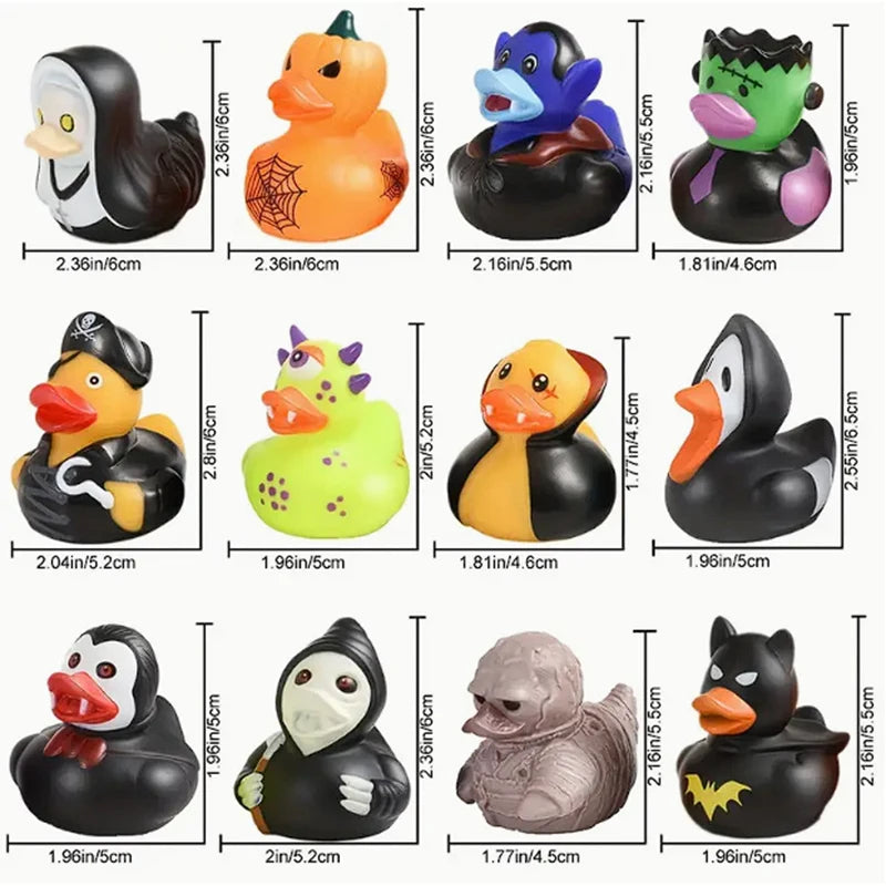 Halloween Rubber Duck Squad – Spooky Bath Toy Set